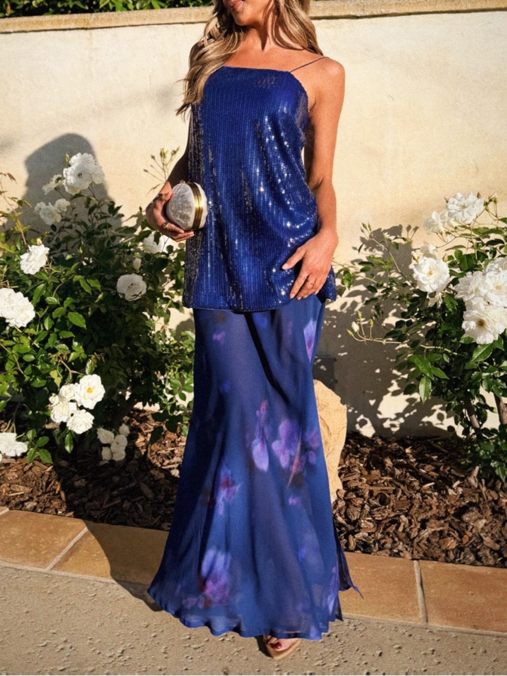 Rat and Boa Violetta Maxi Column Dress